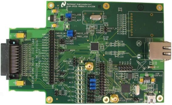 DP83630-EVK, Evaluation Demo Board using the DP83630 Ethernet Physical Layer Transceiver