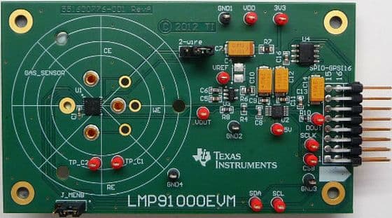 LMP91000EVM/NOPB, Evaluation Module for the LMP91000 AFE Sensors