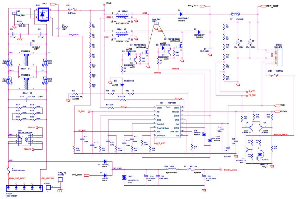 TND401-D, 300 W High performance SLIM LCD TV Power Solution