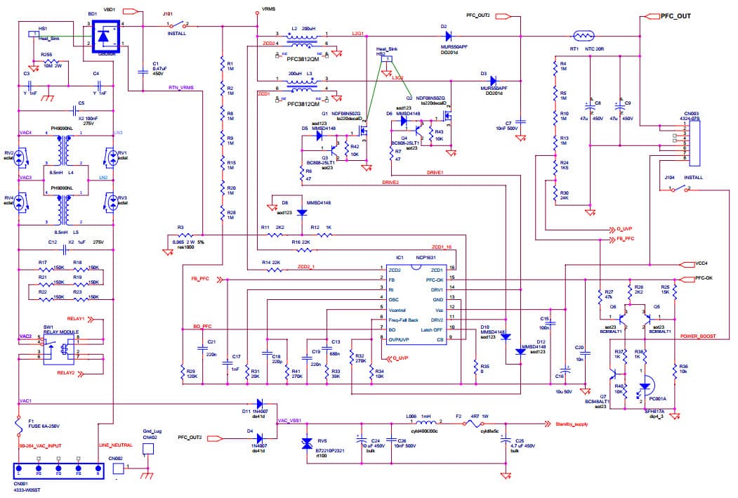 TND401-D, 300 W High performance SLIM LCD TV Power Solution