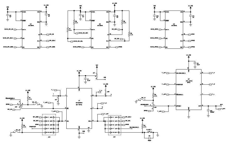 MAX5394MEVKIT#, Evaluation Board for MAX5394M single, 256-tap volatile, low-voltage linear digital potentiometer