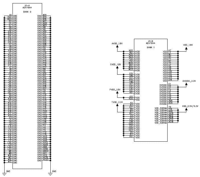 EVAL-ADV7844EB1Z, Evaluation Board for ADV7844 high quality, single-chip, quad HDMI 1.4 fast switching receiver