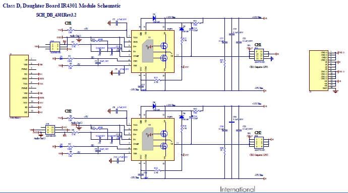 IRAUDAMP12, 130W (4o-hms) x 2-Ch Class-D Audio Power Amplifier Using the IR4301