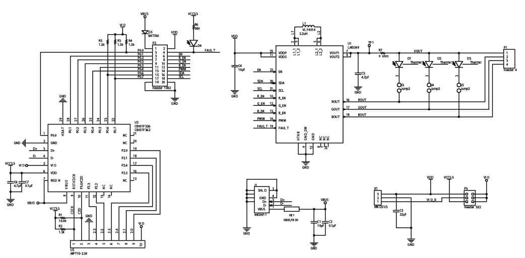 LM3549SQEVNOPB, Evaluation Board for LM3549 a high power LED driver, Buck-Boost Regulator