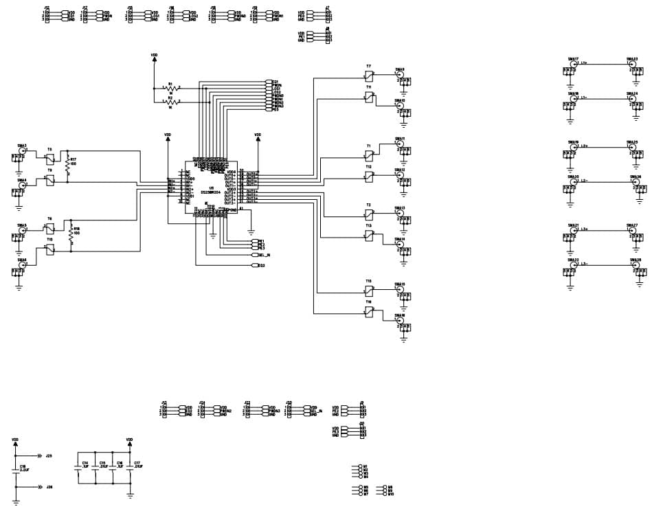 DS25BR204EVK/NOPB, 3.125 Gbps 1:4 LVDS Buffer Repeater Evaluation Board