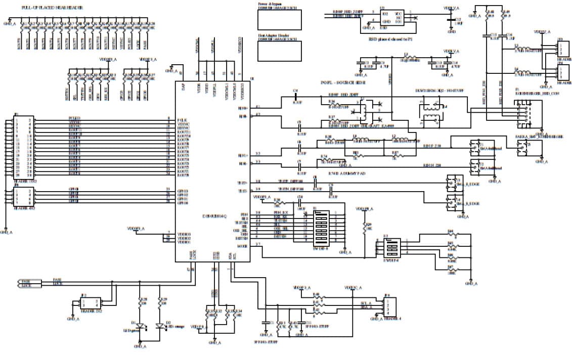 SERDESUB-914ROS, Evaluation Board for DS90UB914, 10-100MHz, 12-Bit DC-Balanced FPD-Link III LVDS Deserializer