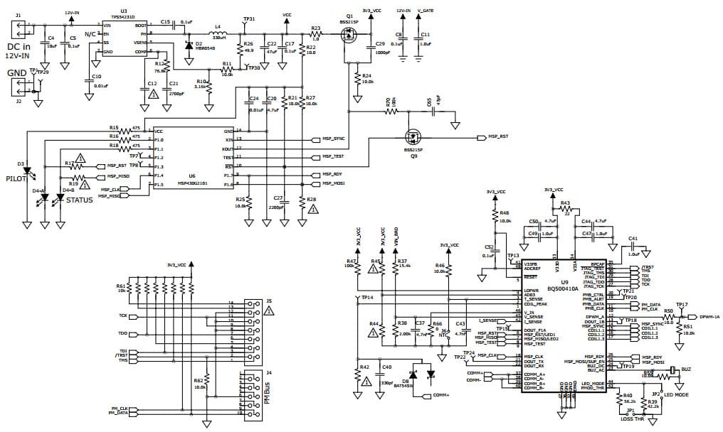 BQ500410EVM-085, Evaluation Module for BQ500410 Qi-Compliant, Free-Positioning Wireless Power Transmitter Manager