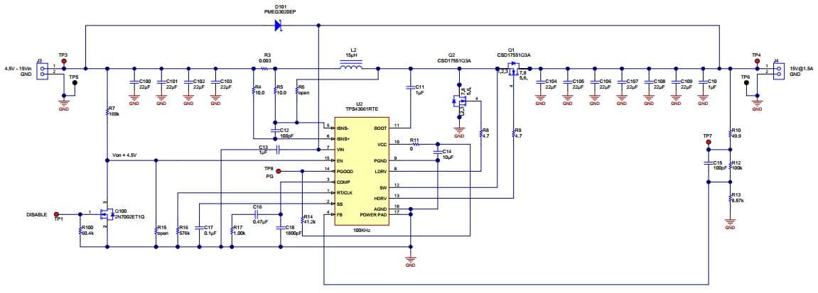 PMP9052, Evaluation Board for the High Efficiency 15V@1.5A Synchronous Boost Converter Powers Solar Panel Controller