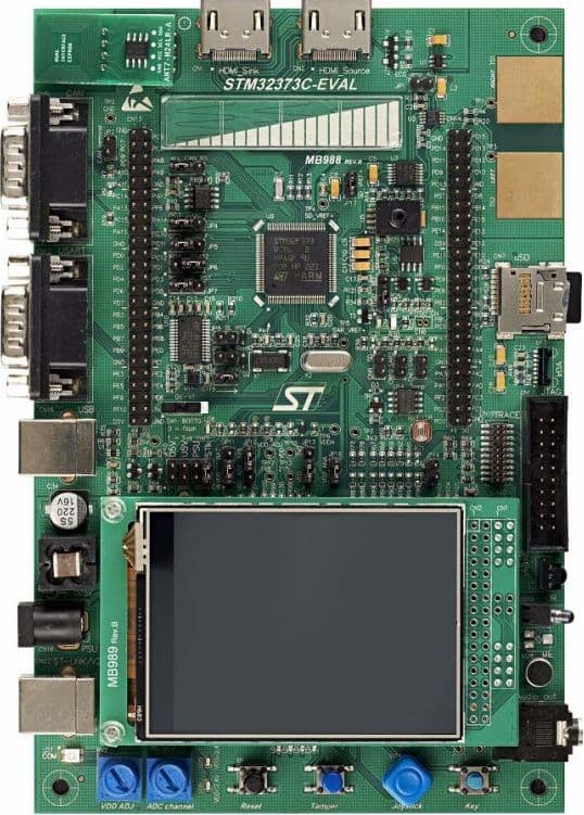 STM32373C-EVAL, Evaluation Board for ARM Cortex-M4 core-based STM32F373VCT6 Microcontroller