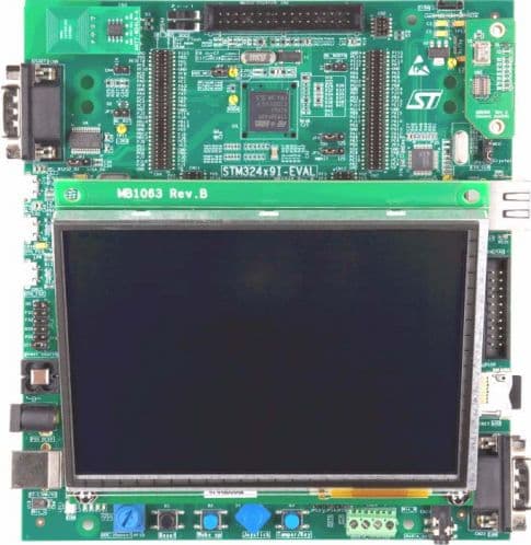 STM32439I-EVAL2, Evaluation board for STM32F439 line - with STM32F439NI Microcontroller