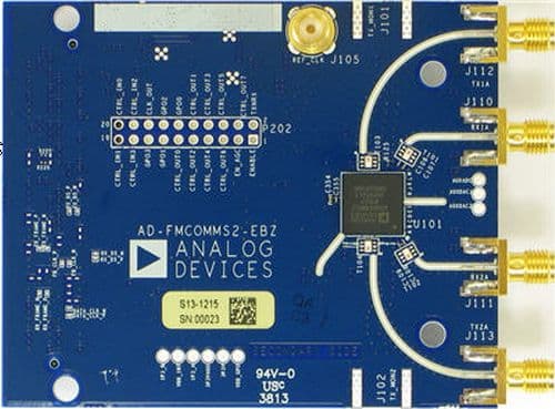 AD-FMCOMMS2-EBZ, Evaluation Board using AD9361 high performance, highly integrated RF transceiver for RF applications