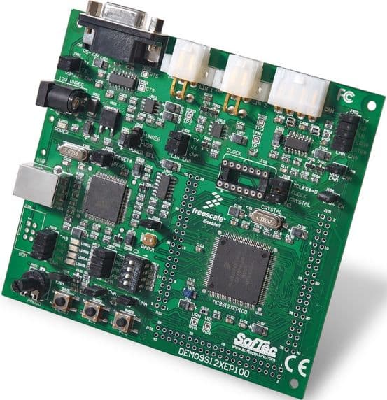 DEMO9S12XEP100, Demo Board for the MC9S12XEP100 16-bit Microcontroller and XS-Families