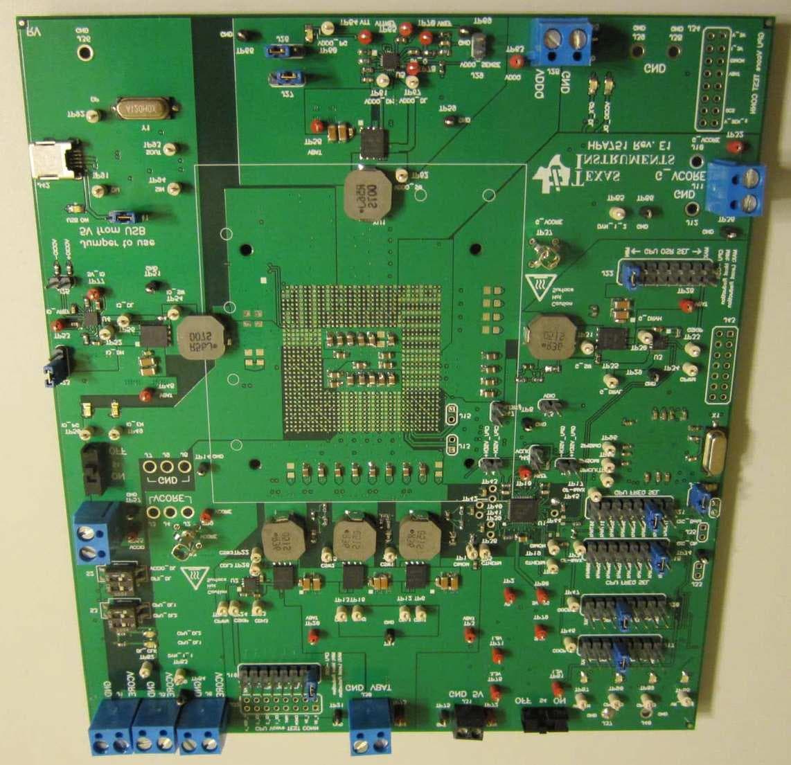 TPS59640EVM-751, Evaluation Board IMVP-7, 3-Phase CPU/1-Phase GPU SVID Power System