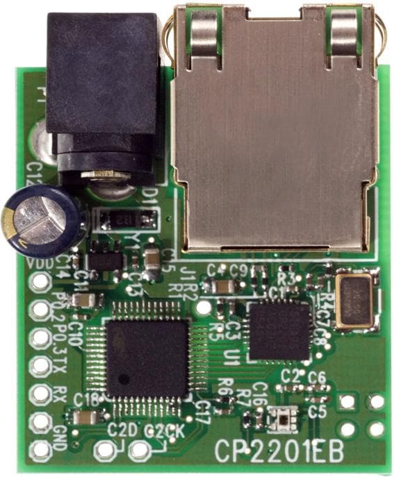 CP2201-EK, CP2201 Embedded Ethernet Evaluation Board