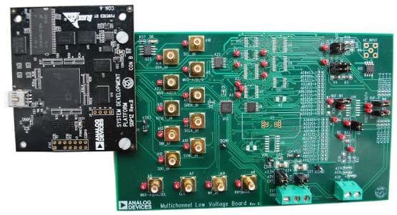 EVAL-AD5204SDZ, Evaluation Board for AD5204 quad-channel, 256-position, digital potentiometer