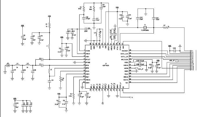 EVAL-ADF7020DBZ3, Evaluation Board for ADF7020 ISM Band Transceiver