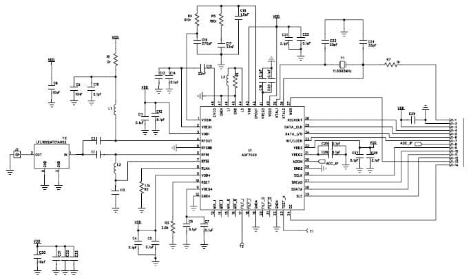 EVAL-ADF7020DBZ2, Evaluation Board for ADF7020 ISM Band Transceiver