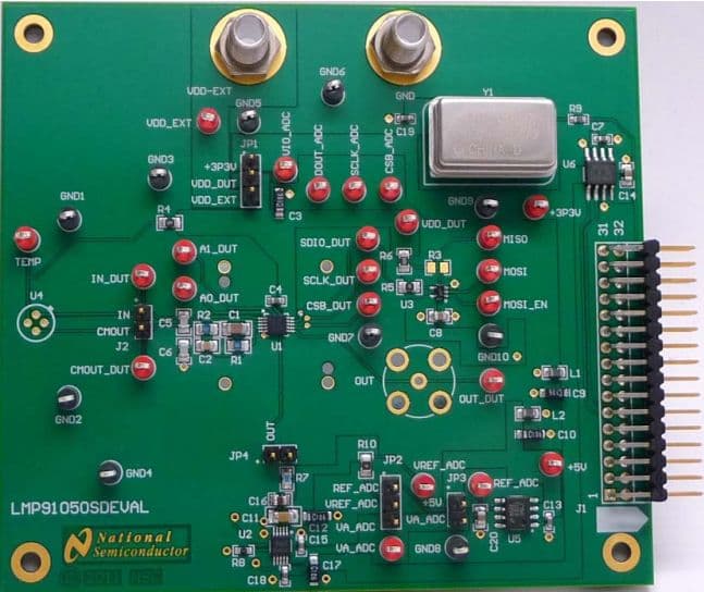 LMP91050SDEVAL, Evaluation Board for the LMP91050 Sensor AFE EVAL Platform for NDIR Applications