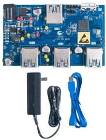 CY4609, Reference Design Kit that is an easy-to-use to evaluate and develop solutions on the USB-IF certified CYUSB331x family of HX3 USB 3.0 hub controllers