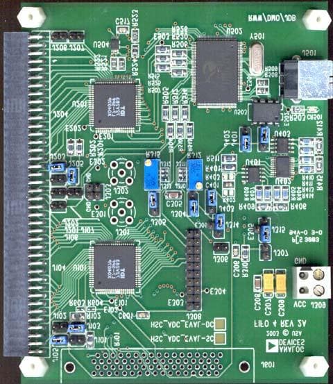 HSC-ADC-EVALA-SC, Evaluation Board using DT72V283, 16-bit, 133 MSPS high speed Analog to Digital Converter