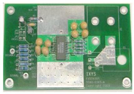 EVDS430SI, 30A Ultra Fast MOSFET and IGBT Driver Evaluation Board designed to simplify the evaluation of the IXDS430SI