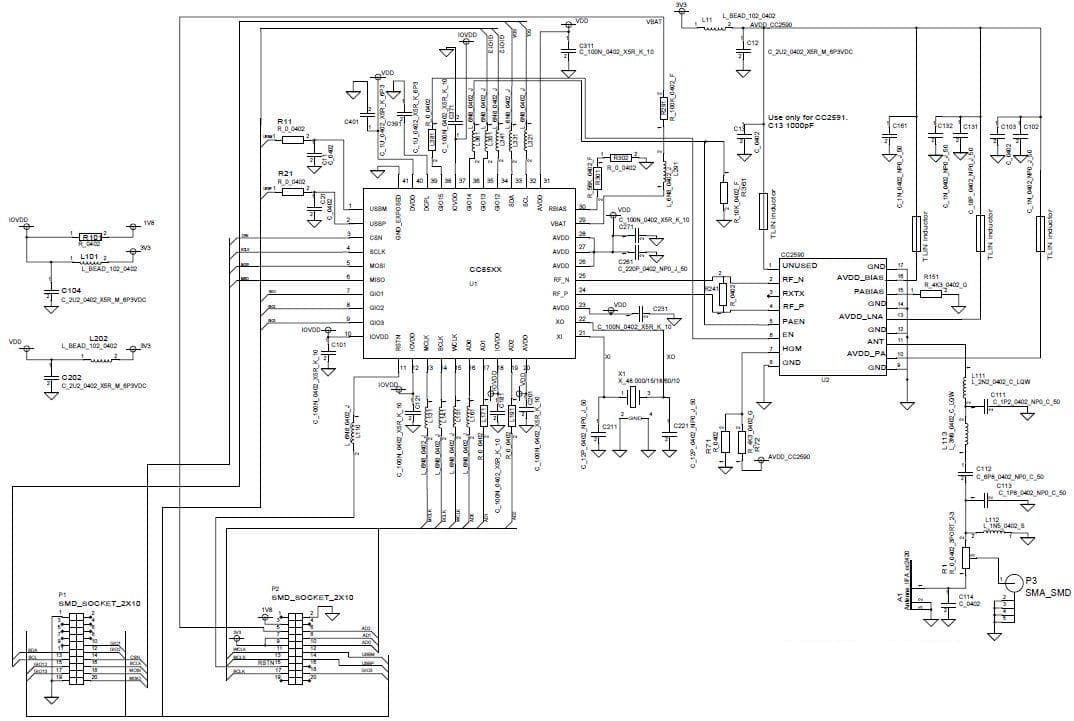 CC85XX-CC2590EM-RD, CC8531 Reference Design