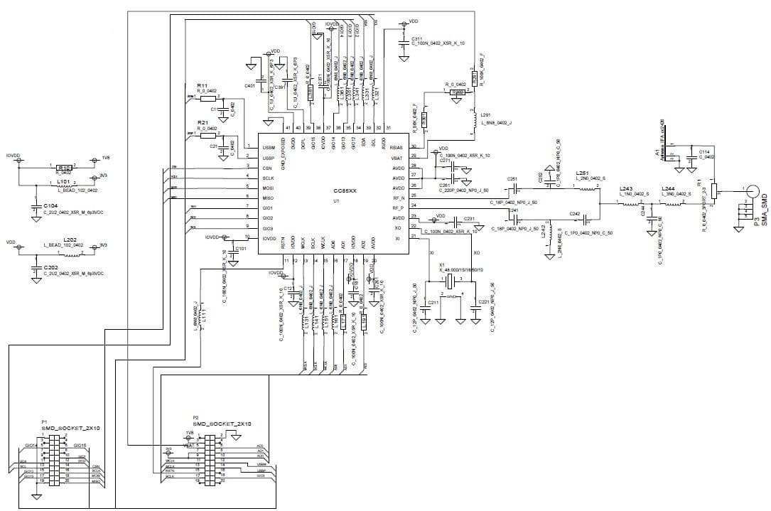 CC85XXEM-RD, CC8530 Reference Design