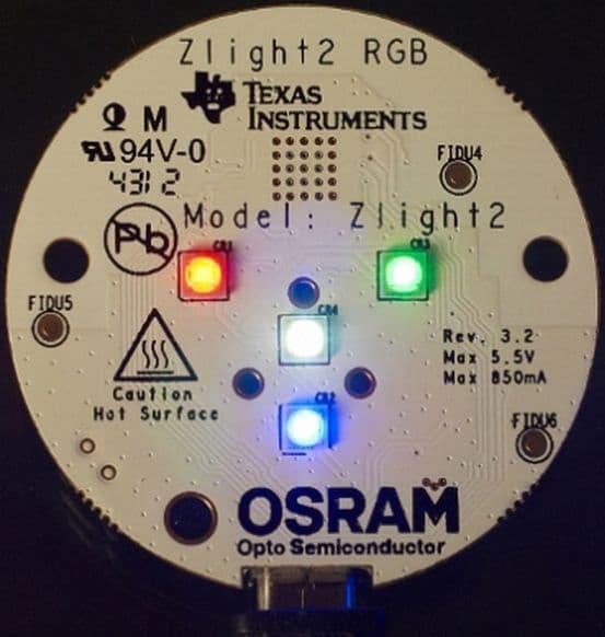 CC2531ZLIGHT2-RD, CC2531 Zlight2 Reference Design for a complete ZigBee Light Link controlled Color RGBW LED Lamp