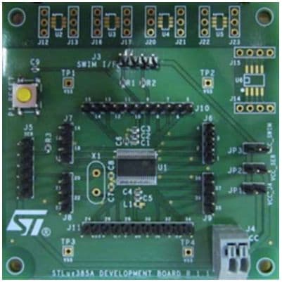 STEVAL-ILL068V1, STLUX385A Microcontroller Evaluation Board using as digital lighting controller