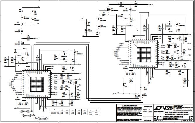 DC2100A-D, 12 Cell, 4A Demo Board Controller Using for Bi-Directional Active Cell Balancer with LTC3300-1 and LTC6804-2