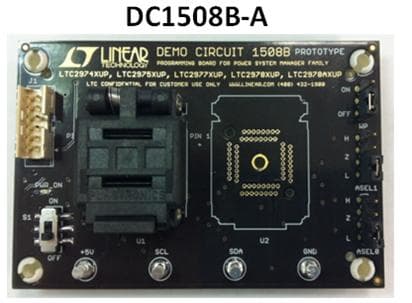 DC1508B-A, Demo Board for LTC2977 Socketed Programming Board