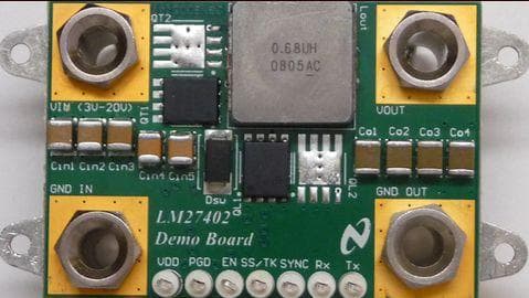 LM27402SQEVAL/NOPB, Evaluation Board using the LM27402 Synchronous, single phase PWM DC/DC Buck Controller