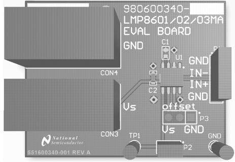 LMP8603MAEVAL/NOPB, Evaluation Kit for the LMP8603 Analog Amplifier for Electric Power Steering