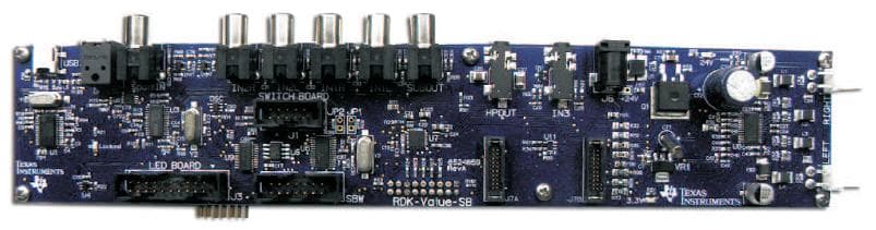 TIDA-00089, Value Soundbar Reference Design Kit for Stereo or 2.1 Applications