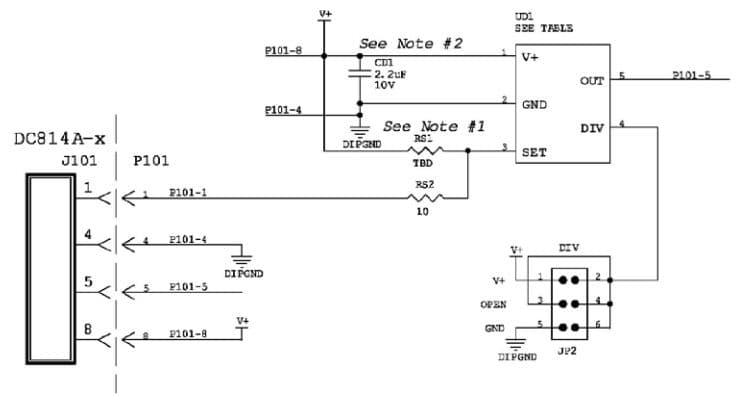 DC814B-F, Demo Board Using LTC6905-96 17MHz to 170MHz Fixed Frequency Silicon Oscillator