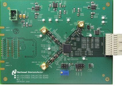 ADC11DV200EB, Evaluation Board using ADC11DV200, 11-Bit, 200 Msps A/D Converter