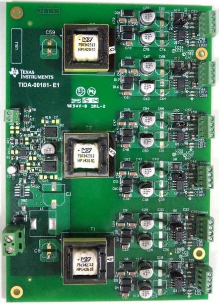 TIDA-00181, Isolated IGBT Gate-Drive Push-Pull Power Supply with 4-Outputs Reference Design