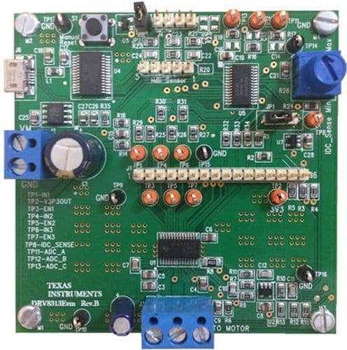 TIDA-00274, Cost-effective 3-phase Brushless DC Drive for Sensor-less Trapezoidal Control Reference Design