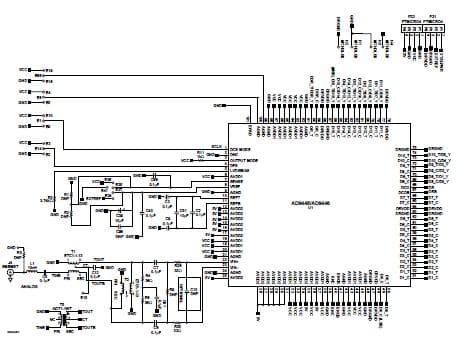 AD9445-IF-LVDS/PCB, Evaluation Board for featuring AD9445BSVZ-125.14-Bit, 125 MSPS, IF Sampling ADC