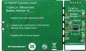 LC709203FQH-01-GEVB, Evaluation Board for LC709203FQH-01 VDFN8 Battery Fuel Gauge