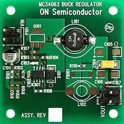 MC34063SMDBKGEVB, MC34063 PB-FREE Evaluation Board