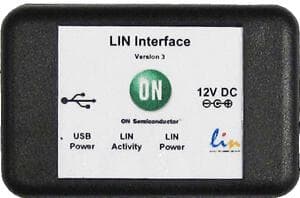 NCV7430GEVK, USB-LIN Interface for NCV7430 Evaluation Kit