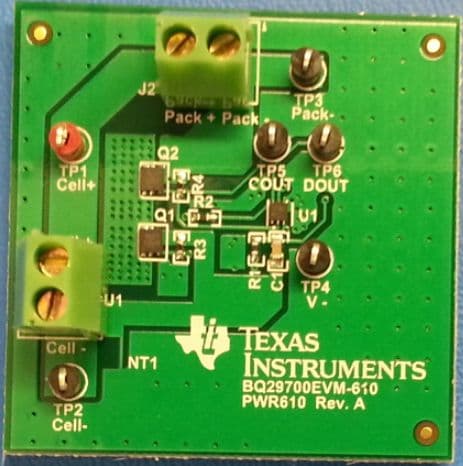 TIDA-00265, Single cell Li-Ion/Li Polymer Battery protection IC Reference Design