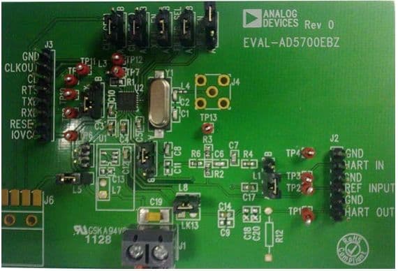 EVAL-AD5700-1EBZ, Evaluation Board for FSK AD5700 HART Modem