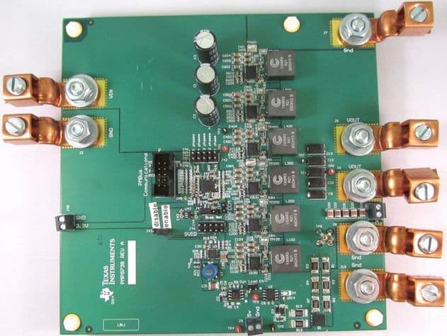 PMP9738, High Density 200-A (255 A Peak), 6-Phase DC-DC Buck Converter with PMBUs Interface Reference Design