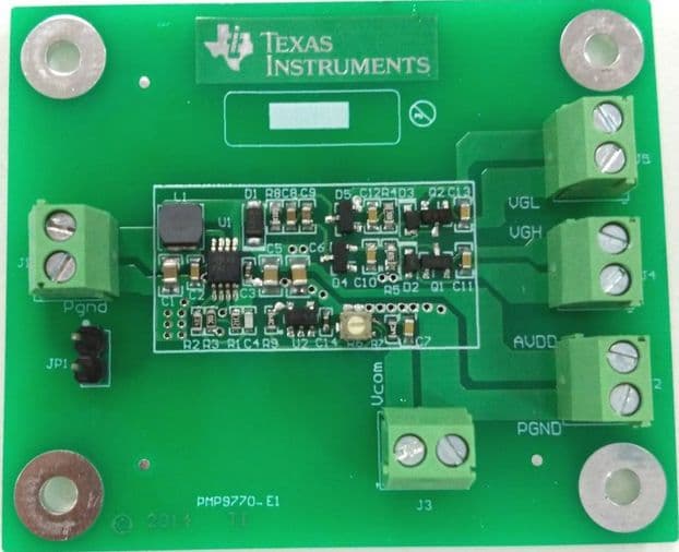 PMP9770, LCD Bias Power Reference Design with TPS61085 DC to DC Converter