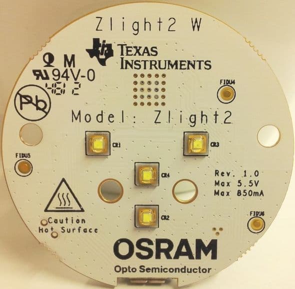 TIDC-ZLIGHT2-W, Simple White Dimmable ZigBee Connected LED Light Reference Design for Home and Building Automation