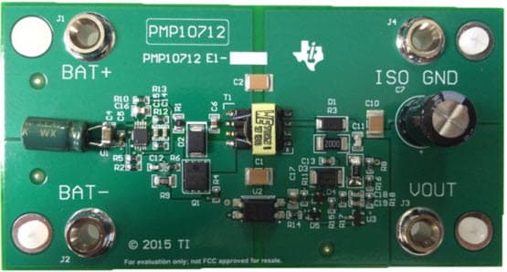 PMP10712, Low Vin, Small form Factor Flyback Reference Design for High Voltage Laser Flash Drive