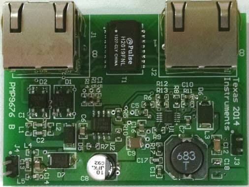 PMP9676, Class 1 Non-isolated Buck Converter (5V/560mA) for PoE PD Applications Reference Design