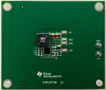 PMP10735, Wide Vin, 3A Buck 2-Layer Reference Design for Automotive Cluster with CISPR 25 Class 5 Compliance